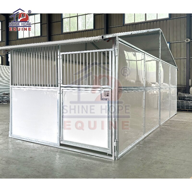 Portable Horse Run-In Shed Factory - OEM Shinehope Customized Temporary Mobile Field Shelter