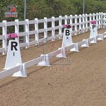 Movable Dressage Arena Factory - OEM Professional UV Resistant White HDPE for Riding