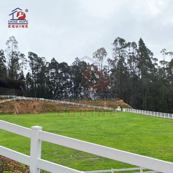 PVC Horse Fence Manufacturer - OEM 3-Rail UV Resistant White Vinyl Plastic Durable