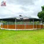 Horse Walker Training Machine Factory - OEM Essential with Charged Pushers Optional Track Roof