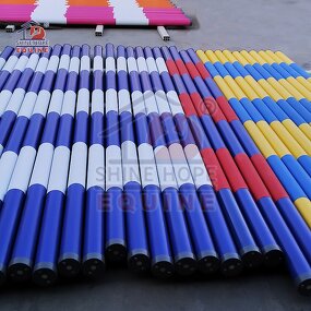 Show Jump Plastic Poles Factory - OEM 3.5m Single Color Without Infilled Wood