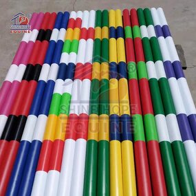 Equine Poles Factory - OEM 3m Single Color Show Jump Plastic Without Wood