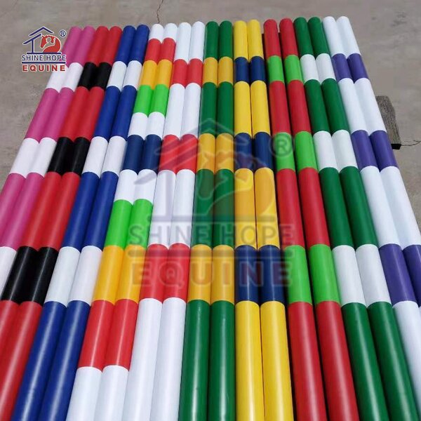 Equine Poles Factory - OEM 3m Single Color Show Jump Plastic Without Wood