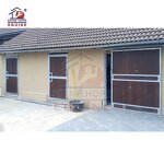 Equine Horse Barn Door Factory - OEM Hot Dip Galvanized Powder Coated Bamboo Metal