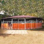 Steel Horse Training Equipment Manufacturer - OEM Heavy-Duty Simple Tube Fence Walker