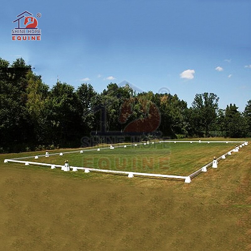 Movable Dressage Arena Manufacturer - OEM UV Resistant White HDPE for Dressage Riding