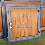 Horse Stall Hinged Window Manufacturer - OEM Heavy Duty Steel Prefab Organic Toughened Glass