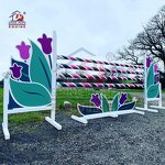 Training Aluminum Jump Manufacturer - OEM New Design Jumping Fence with Keyhole Track