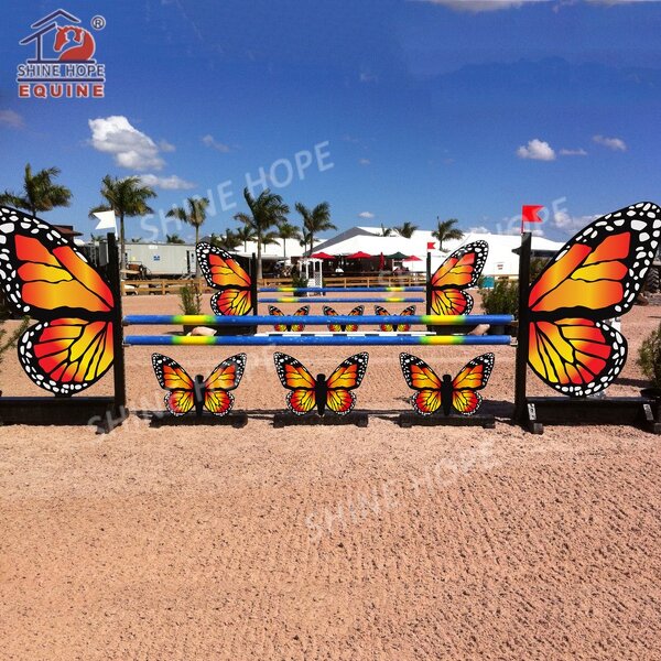Hunter Jumping Wing Factory - OEM Horse Show Jump with Keyhole Track