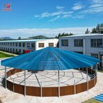 Covered Lunging Area Factory - OEM Metal Frame Round Pen Cover for Round Pen Panel