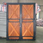 Horse Barn End Doors Manufacturer - OEM New Condition Bamboo Wooden Dutch Double Sliding