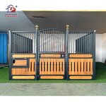 Horse Barn Kits Manufacturer - OEM Cheap Stable Panels Door bar Front with Hinged Door
