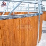 Horse Walker Factory - OEM Equine Training Machine Hot with Charged Pushers Tube Fence