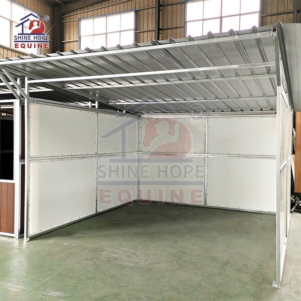 Portable Horse Shelter Factory - OEM 1212 Horse Shed Row Barn Portable Stall Panels