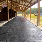 Outdoor Dog Bone Interlock Drive Way Factory - OEM Rubber Floor Matting Rubber Paver Tile