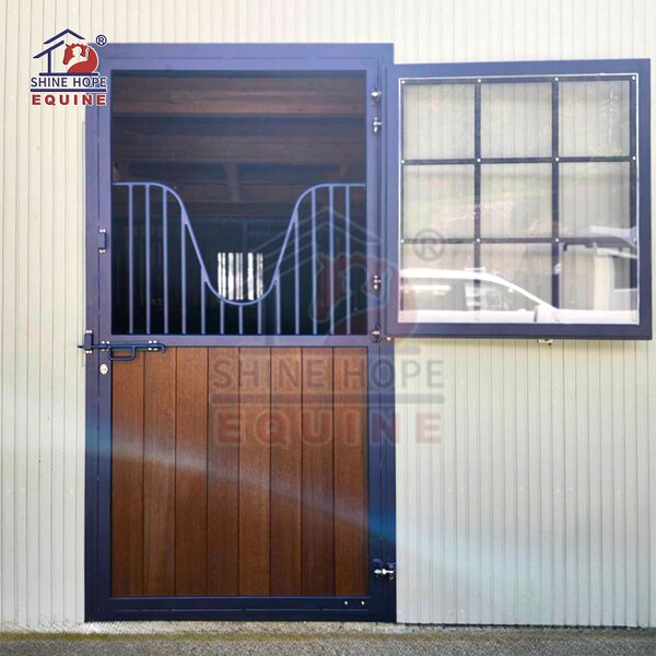Wooden Metal Paddock Door Manufacturer - OEM Regular Dimension Exterior Durable Barn Door