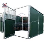 Portable Horse Stable Manufacturer - OEM Temporary PVC Steel Panels with Roof