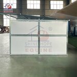 Portable Horse Shelter Kits Manufacturer - OEM Cheap with HDPE Panels Horse Shed Row