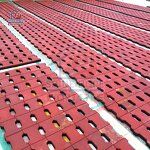 Slip Resistant Rubber Flooring Factory - OEM 23-45mm Thickness Dog-Bone Rubber Pavers