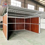 Permanent Run in Shed Factory - OEM Outside Horse Stall Stable Panels Horse Shelter