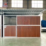 Wood Horse Shelter Factory - OEM Covered Horse Corral Portable Equine Housing