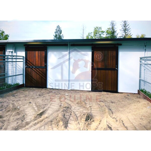Wooden Metal Horse Barn Door Manufacturer - OEM Regular Dimension Exterior Durable Paddock