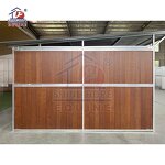 Wood Horse Shelter Factory - OEM Covered Horse Corral Portable Equine Housing