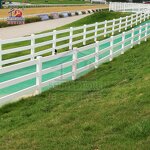 PVC Horse Fence Factory - OEM 5-Inch Double Door Round Pen for Horse Products