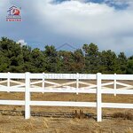 Vinyl Fence Panels Manufacturer - OEM 3 Rail PVC High Tensile Horse PVC Fencing