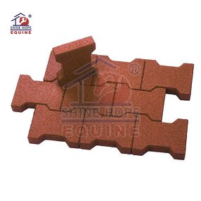 Outdoor Dog Bone Rubber Flooring Manufacturer - OEM Recycled Rubber Flooring Tile Paver
