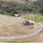 PVC Farm Fence Factory - OEM Heavy Duty 4 Rail for Horses Premium Vinyl