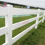 PVC Horse Farm Fence Manufacturer - OEM Heavy Duty 3 Rails Vinyl for Farms Stables
