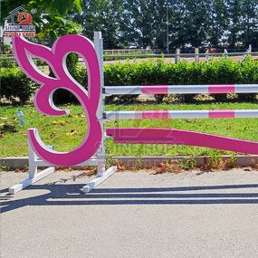 Hunter Jumping Wing Factory - OEM Horse Show Jump with Keyhole Tracks