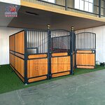 Horse Barn Kits Manufacturer - OEM Cheap Stable Panels Door bar Front with Hinged Door
