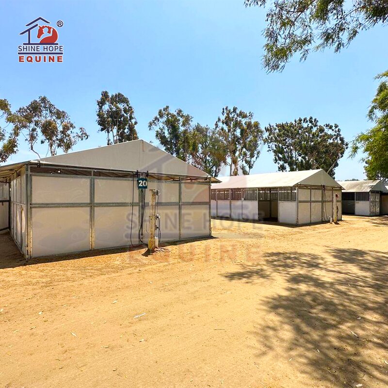 Portable Horse Stables Manufacturer - OEM Affordable Customized with Roof Pre-galvanized Steel