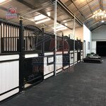 Horse Barn Kits Manufacturer - OEM Cheap Stable Panels Door bar Front with Hinged Door