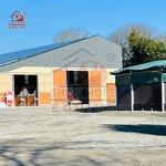 Horse Stable Sliding Door Factory - OEM Hot Dip Galvanized Pine Bamboo Wood Barn