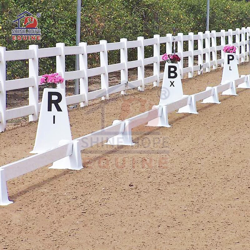 Dressage Arena Marker Letters Factory - OEM UV Resistant DEMK02 White HDPE Letters