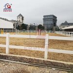 PVC Rail Horse Fence Manufacturer - OEM 5-Inch White UV Resistant Horse Products