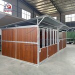 Prefab Horse Barns Factory - OEM Indoor Riding Arena Horse Shelter Run in Shed