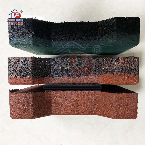 Outdoor Dog Bone Interlock Drive Way Factory - OEM Rubber Floor Matting Rubber Paver Tile