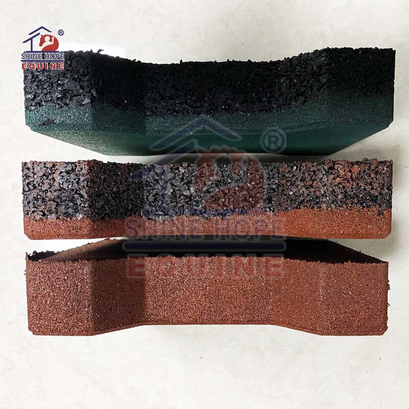 Outdoor Dog Bone Interlock Drive Way Factory - OEM Rubber Floor Matting Rubber Paver Tile