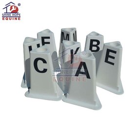 Dressage Arena Letters Markers Manufacturer - OEM White UV Resistant Letter Markers