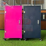 Saddle Cabinet Manufacturer - OEM Shine Hope with Drawers on Wheels Tack Storage
