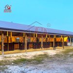 Steel Horse Stall Boxes Factory - OEM American Barn Builders Bamboo Wood with Hinged Doors