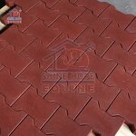 Outdoor Dog Bone Interlock Drive Way Factory - OEM Rubber Floor Matting Rubber Paver Tile