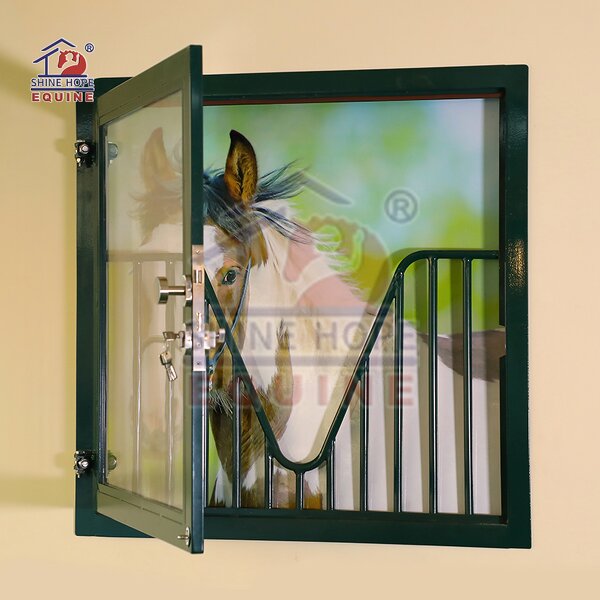 Horse Stall Hinged Windows Manufacturer - OEM Factory Supply Steel Prefab Bamboo Infill