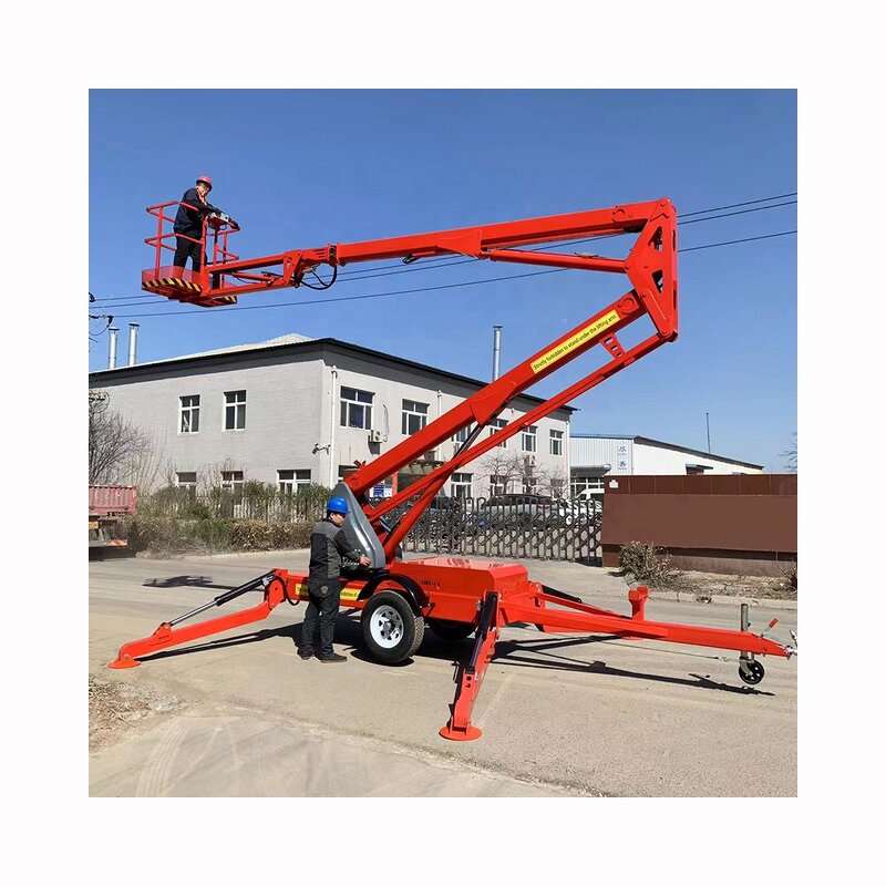 Trailer Lift Platform Factory - OEM 8-20m Folding Articulating Towable Boom Lift