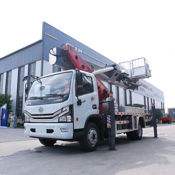 Aerial Work Platform Truck Manufacturer - OEM with Crane Bucket Mobile Hydraulic Cage