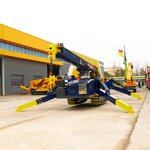 Spider Crane Manufacturer - OEM Factory Price 8 Tons Telescopic Boom Folding Track